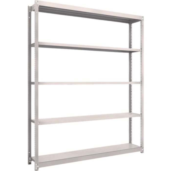 TRUSCO スチールラック M1.5型軽中量棚 1760X295XH2100 5段単体 ネオグレー(Tcode:5058945)