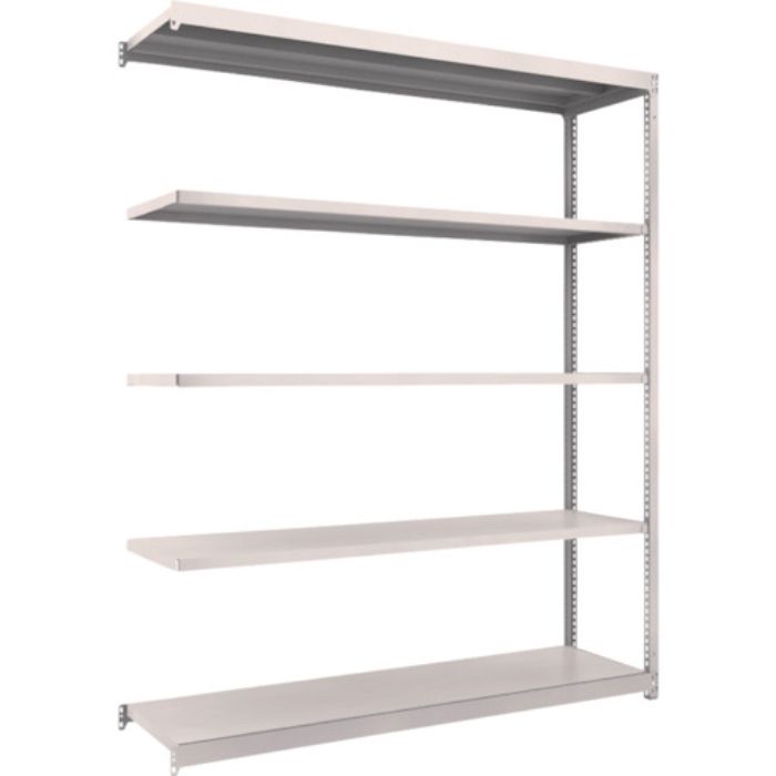 TRUSCO スチールラック M1.5型軽中量棚 1760X445XH2100 5段連結 ネオグレー(Tcode:5084083)