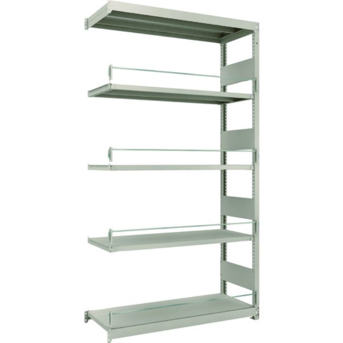 TRUSCO 災害備蓄ラック スチールラック M1.5型 W1160×D445×H2100 5段 連結(Tcode:2067003)