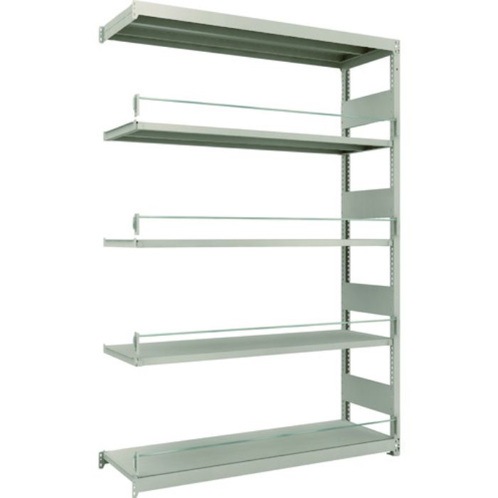 TRUSCO 災害備蓄ラック スチールラック M1.5型 W1460×D445×H2100 5段 連結(Tcode:2067007)