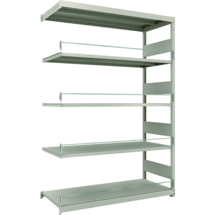 TRUSCO 災害備蓄ラック スチールラック M1.5型 W1460×D595×H2100 5段 連結(Tcode:2067009)