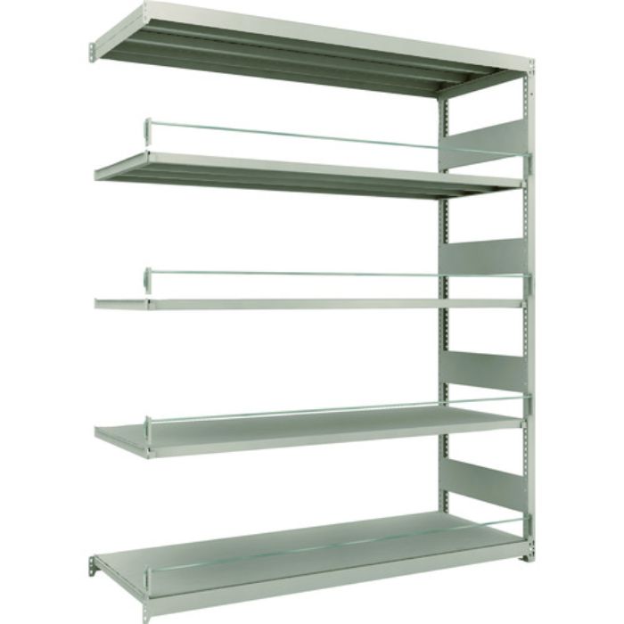 TRUSCO 災害備蓄ラック スチールラック M1.5型 W1760×D595×H2100 5段 連結(Tcode:2067024)