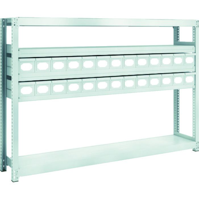 TRUSCO スチールラック M2型軽中量棚 H1200 スチール引出付 小X26(Tcode:8563211)