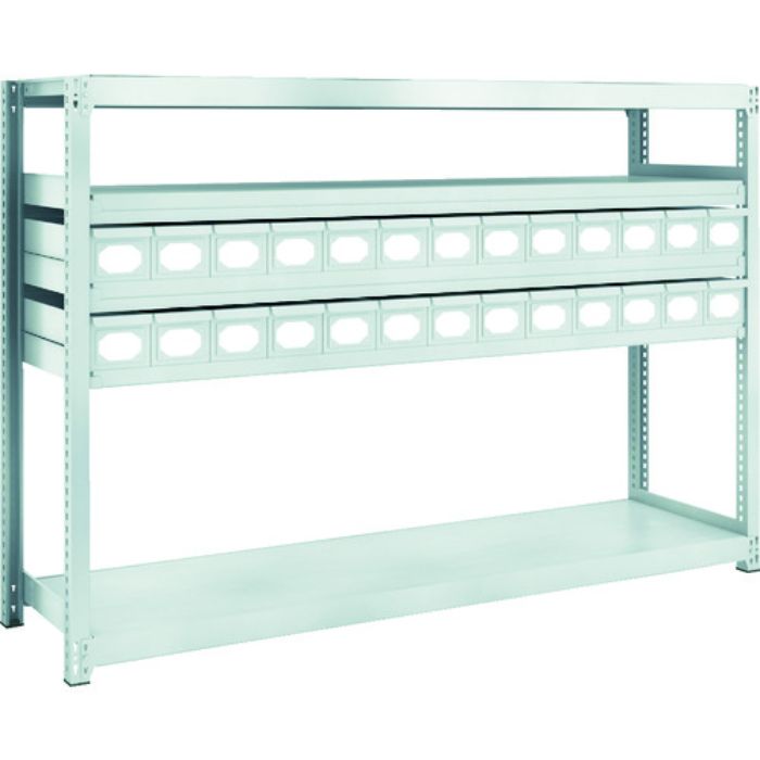 TRUSCO スチールラック M2型軽中量棚 H1200 スチール引出付 小X26(Tcode:8563219)