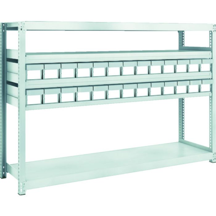 TRUSCO スチールラック M2型軽中量棚 H1200 樹脂NG引出付 小X26(Tcode:8563203)