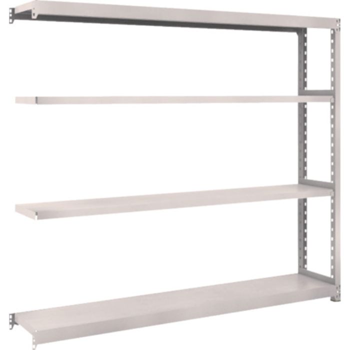 TRUSCO スチールラック M2型軽中量棚 1760×300×H1500 4段 連結 ネオグレー(Tcode:5085489)