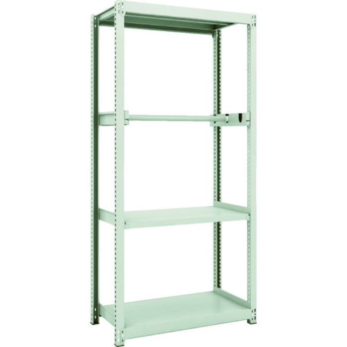 TRUSCO スチールラック M2型軽中量棚 860X450XH1800 パイプ1段 単体(Tcode:1164013)