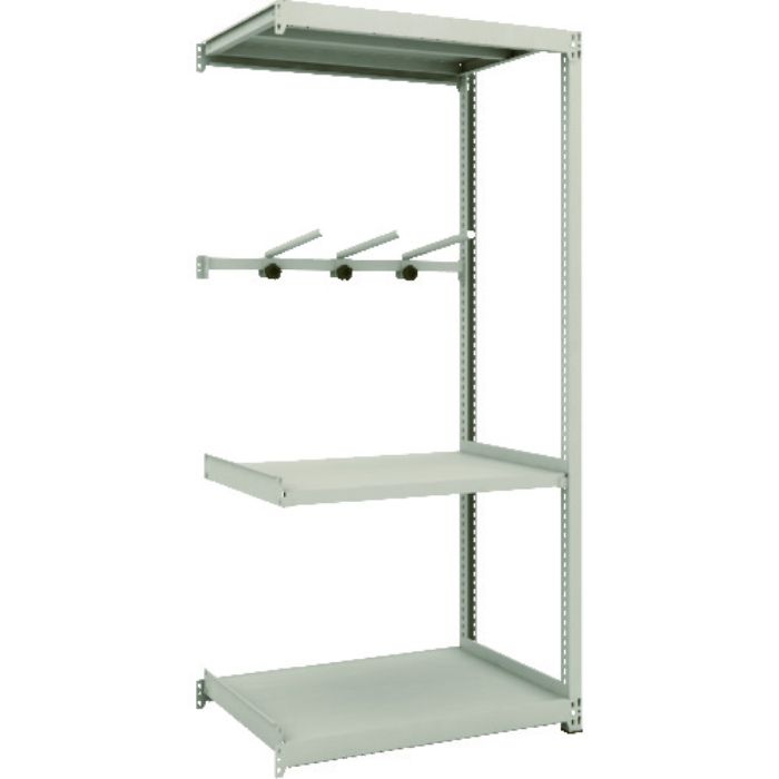 TRUSCO スチールラック M2型軽中量棚 860X600XH1800 3段 アーム1段 連結(Tcode:1497781)