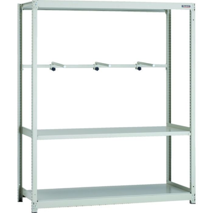 TRUSCO スチールラック M2型軽中量棚 1160X600XH1800 3段 アーム1段 単体(Tcode:1497782)