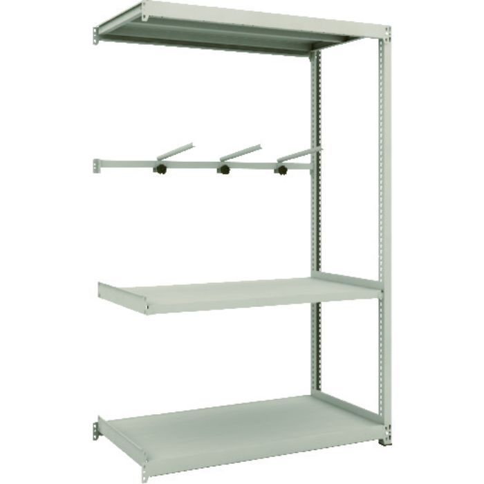 TRUSCO スチールラック M2型軽中量棚 1160X600XH1800 3段 アーム1段 連結(Tcode:1497783)