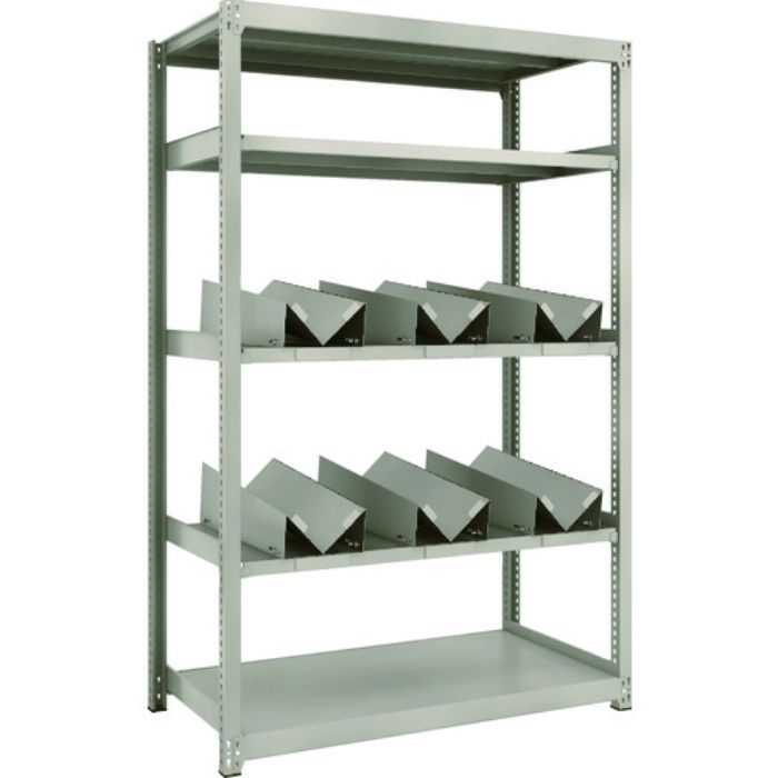 TRUSCO スチールラック M2型軽中量棚 1160X600XH1800 缶受X6付(Tcode:1833770)