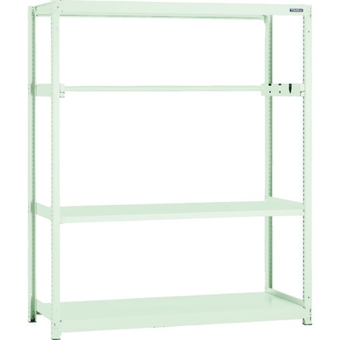 TRUSCO スチールラック M2型軽中量棚 1460X450XH1800 パイプ1段 単体(Tcode:1164016)