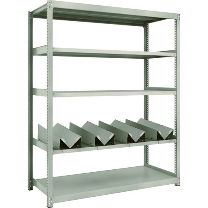 TRUSCO スチールラック M2型軽中量棚 1460X600XH1800 缶受X4付(Tcode:1833772)