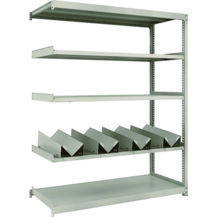 TRUSCO スチールラック M2型軽中量棚 1460X600XH1800 缶受X4付 連結(Tcode:1833773)