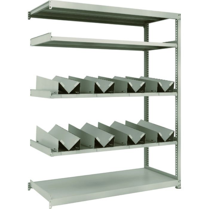 TRUSCO スチールラック M2型軽中量棚 1460X600XH1800 缶受X8付 連結(Tcode:1833775)