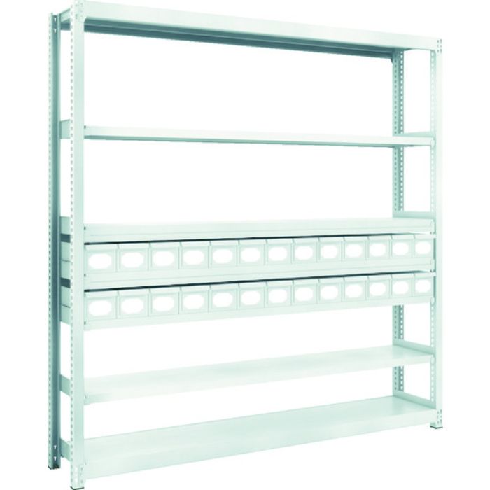 TRUSCO スチールラック M2型軽中量棚 H1800 スチール引出付 小X26(Tcode:8563215)