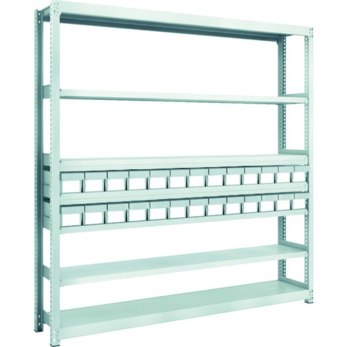 TRUSCO スチールラック M2型軽中量棚 H1800 樹脂NG引出付 小X26(Tcode:8563199)