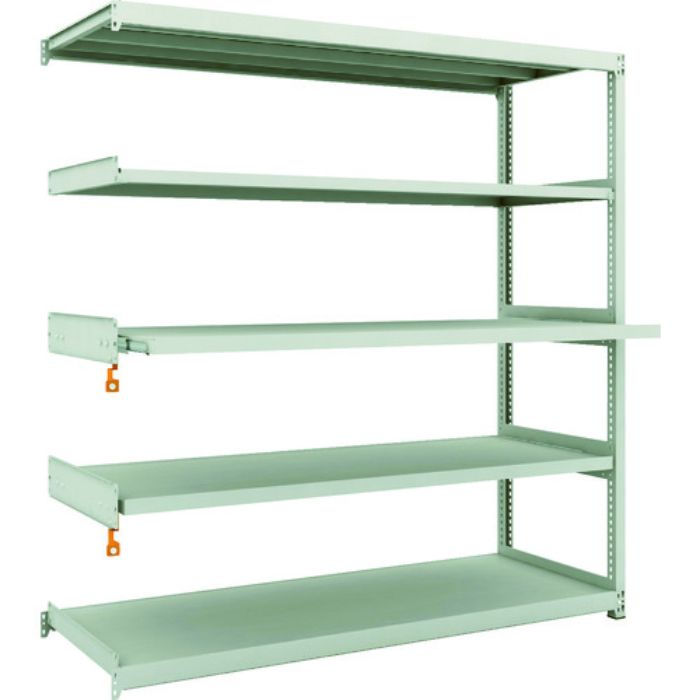 TRUSCO スチールラック M2型軽中量棚1760X600XH1800 5段うちスライド2段 連結(Tcode:1164011)