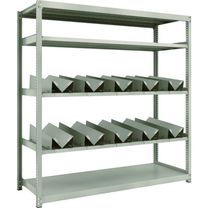 TRUSCO スチールラック M2型軽中量棚 1760X600XH1800 缶受X10付(Tcode:1833776)