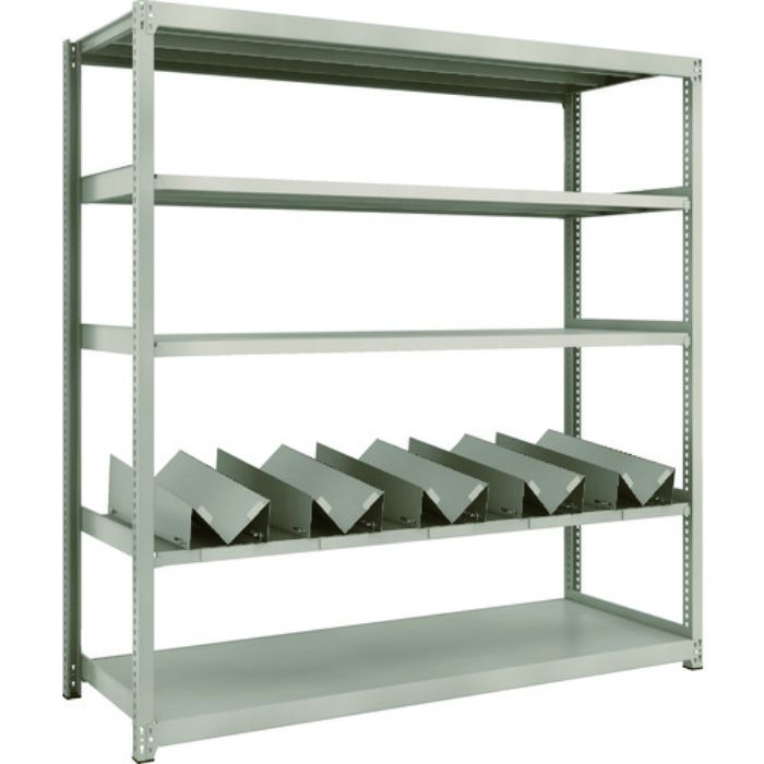 TRUSCO スチールラック M2型軽中量棚 1760X600XH1800 缶受X5付(Tcode:1833778)