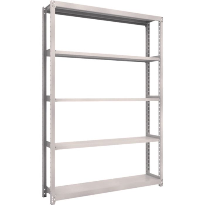 TRUSCO スチールラック M2型軽中量棚 1460X300XH2100 5段 単体 ネオグレー(Tcode:5068622)