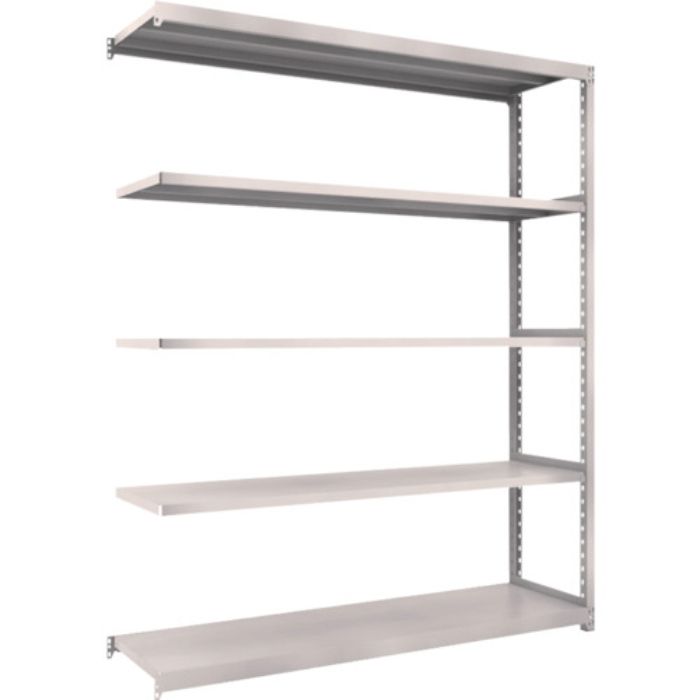 TRUSCO スチールラック M2型軽中量棚 1760X450XH2100 5段 連結 ネオグレー(Tcode:5090377)