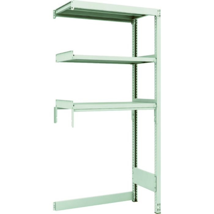 TRUSCO スチールラック M2型軽中量棚 下段開放型 860X450XH1800 3段 連結(Tcode:1164825)