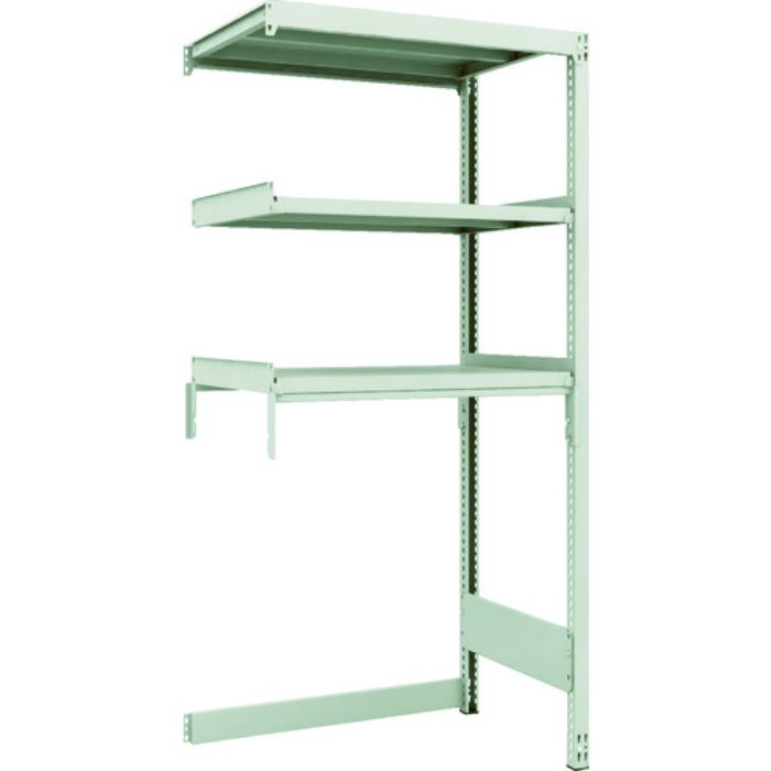 TRUSCO スチールラック M2型軽中量棚 下段開放型 860X600XH1800 3段 連結(Tcode:1164827)