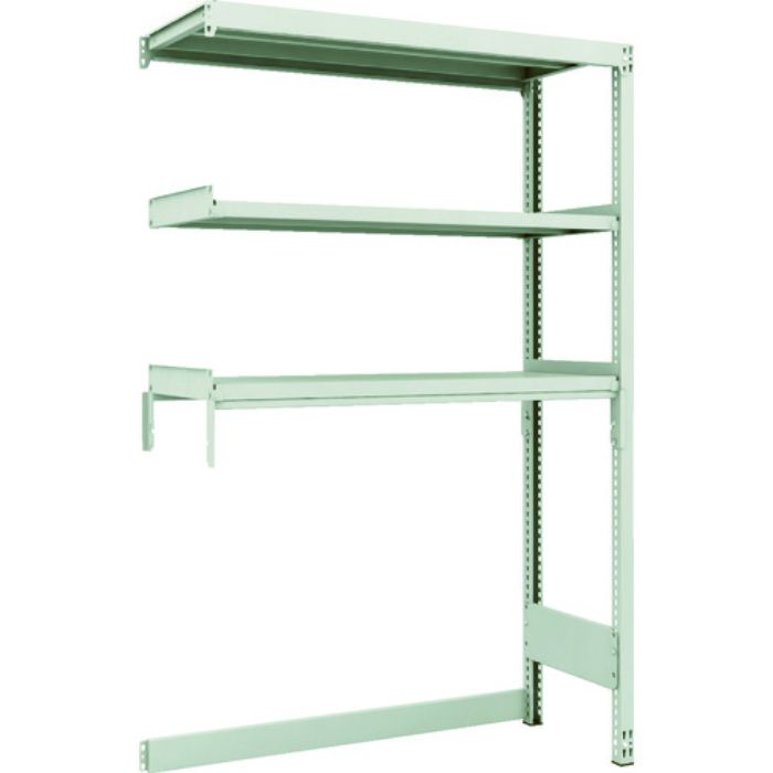 TRUSCO スチールラック M2型軽中量棚 下段開放型 1160X450XH1800 3段 連結(Tcode:1164829)