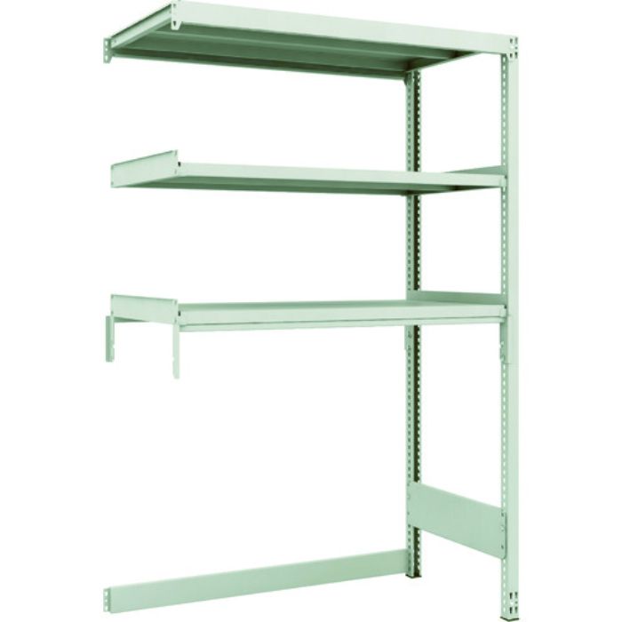 TRUSCO スチールラック M2型軽中量棚 下段開放型 1160X600XH1800 3段 連結(Tcode:1164831)