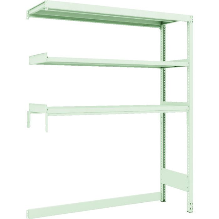 TRUSCO スチールラック M2型軽中量棚 下段開放型 1460X450XH1800 3段 連結(Tcode:1164833)