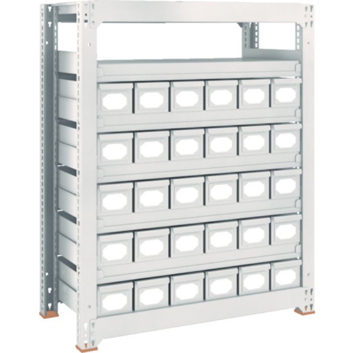 TRUSCO スチールラック M3型中量棚 H1200 スチール引出付 小X65(Tcode:8563294)