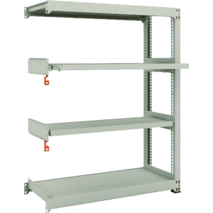 TRUSCO スチールラック M3型中量棚 1200×471×H1500 4段うちスライド2段 連結(Tcode:1497849)