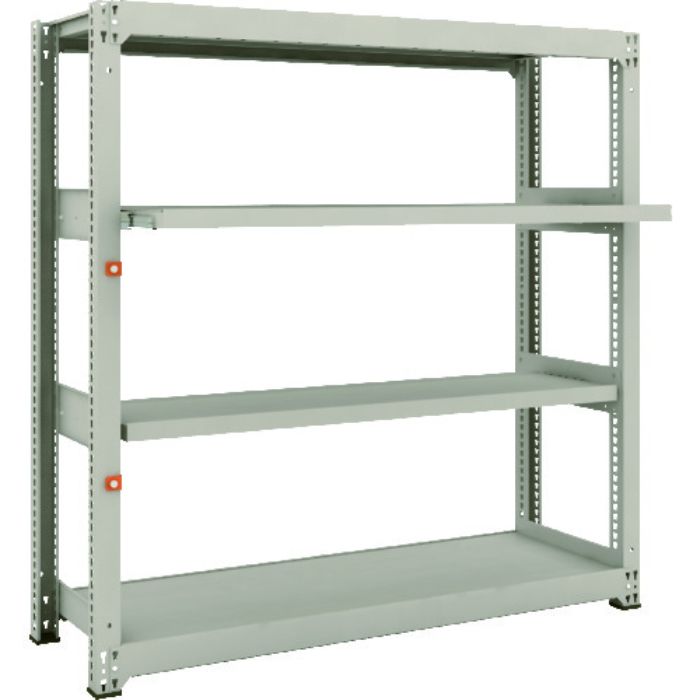 TRUSCO スチールラック M3型中量棚 1500×471×H1500 4段うちスライド2段 単体(Tcode:1497852)