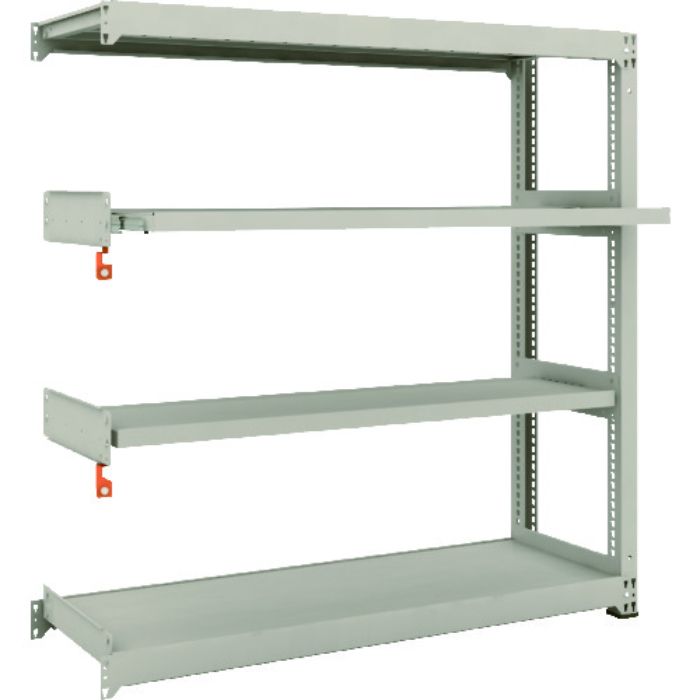 TRUSCO スチールラック M3型中量棚 1500×471×H1500 4段うちスライド2段 連結(Tcode:1497853)