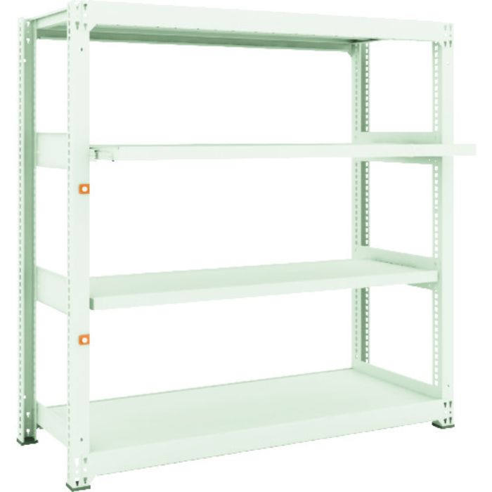 TRUSCO スチールラック M3型中量棚 1500×571×H1500 4段うちスライド2段 単体(Tcode:1497854)