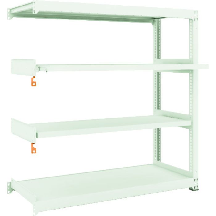 TRUSCO スチールラック M3型中量棚 1500×571×H1500 4段うちスライド2段 連結(Tcode:1497855)