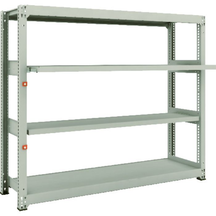 TRUSCO スチールラック M3型中量棚 1800×471×H1500 4段うちスライド2段 単体(Tcode:1497856)