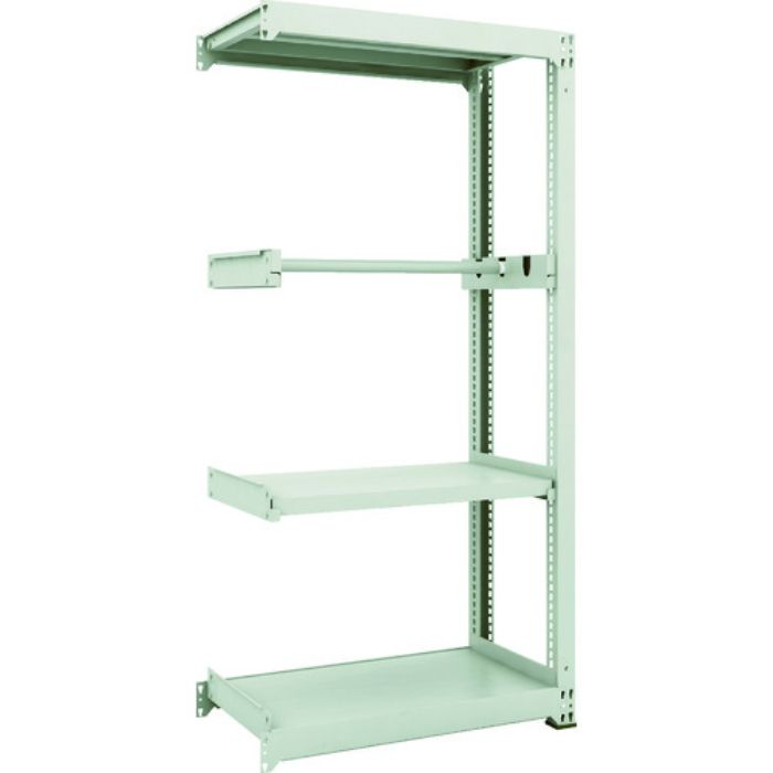 TRUSCO スチールラック M3型中量棚 W900XD471XH1800 パイプ1段 連結(Tcode:1164123)