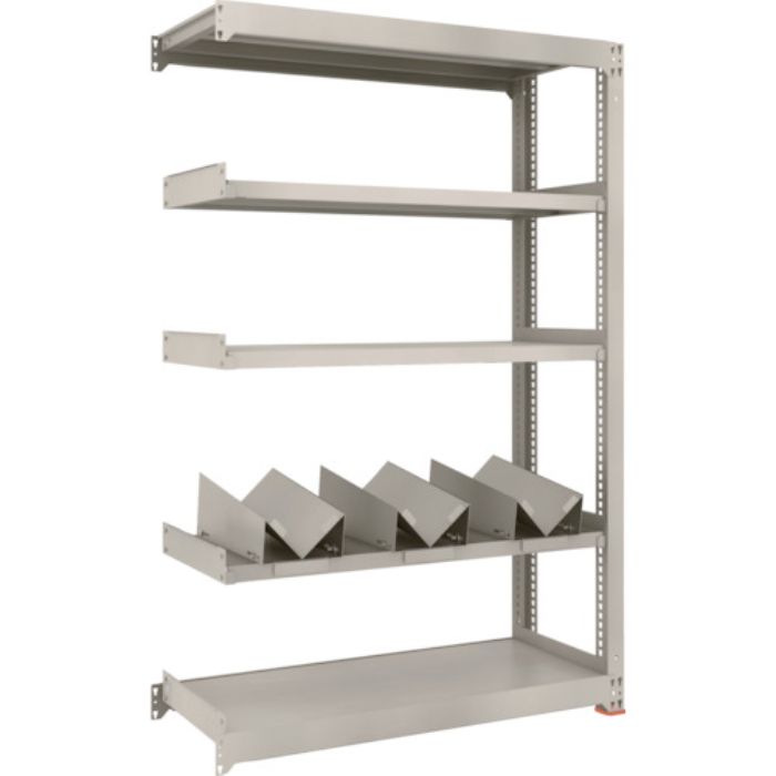 TRUSCO 一斗缶ラック スチールラック M3型中量棚 W1200×D471×H1800 5段 連結 缶受×3付(Tcode:1833785)