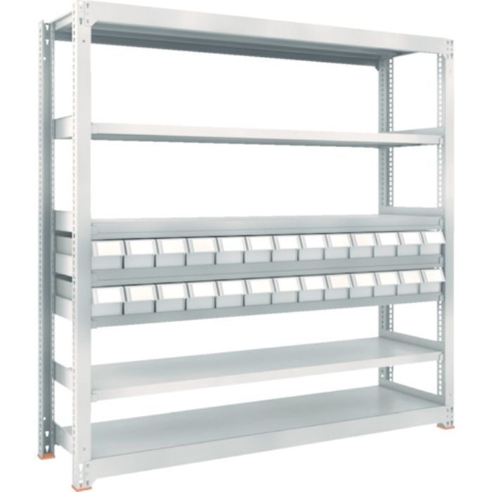 TRUSCO スチールラック M3型中量棚 H1800 樹脂NG引出付 小X26(Tcode:8596100)