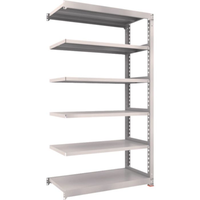 TRUSCO スチールラック M3型中量棚 1200×571×H2100 6段 連結 ネオグレー(Tcode:5090237)