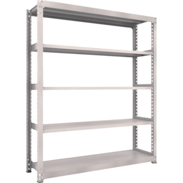 TRUSCO スチールラック M3型中量棚 1800X471XH2100 5段 単体 ネオグレー(Tcode:5061741)