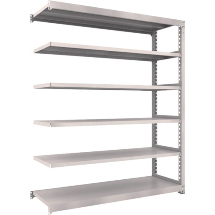 TRUSCO スチールラック M3型中量棚 1800×571×H2100 6段 連結 ネオグレー(Tcode:5090512)