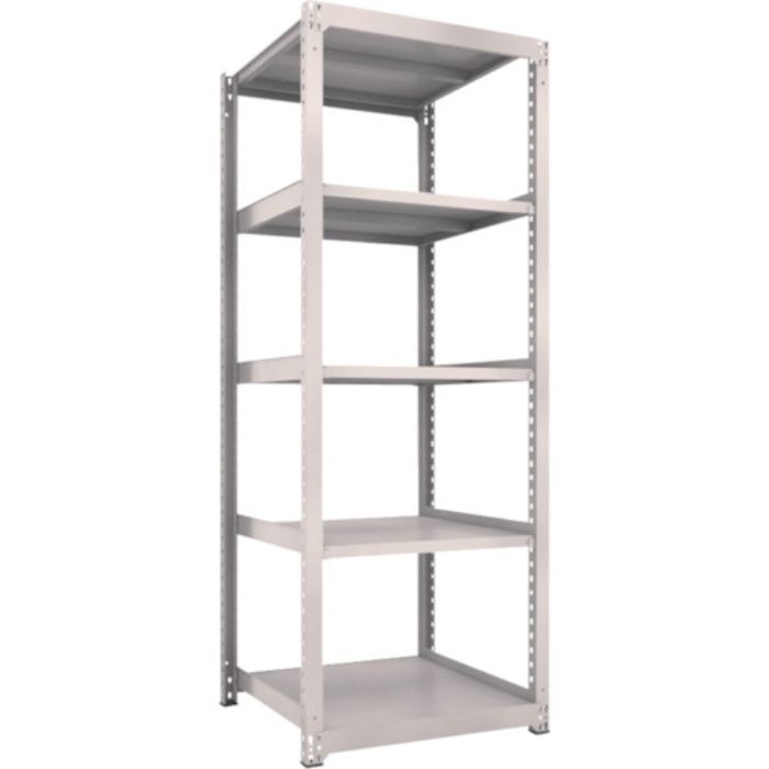 TRUSCO スチールラック M3型中量棚 900X921XH2400 5段 単体 ネオグレー(Tcode:3515877)