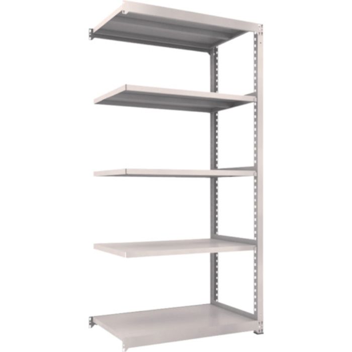 TRUSCO スチールラック M3型中量棚 1200X721XH2400 5段 連結 ネオグレー(Tcode:3516008)