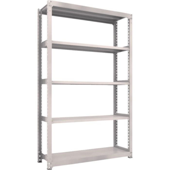 TRUSCO スチールラック M3型中量棚 1500X471XH2400 5段 単体 ネオグレー(Tcode:3516075)