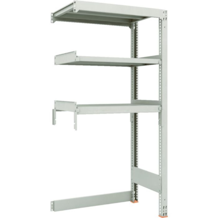 TRUSCO スチールラック M3型中量棚 下段開放型 W900XD571XH1800 3段 連結(Tcode:1164197)