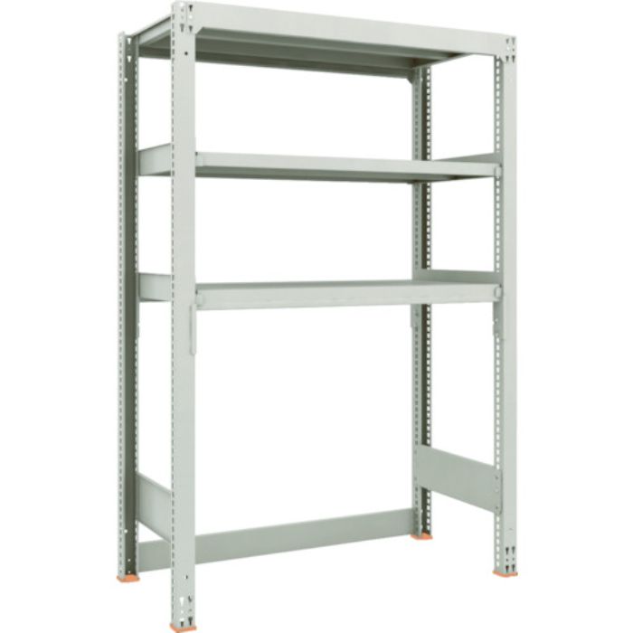 TRUSCO スチールラック M3型中量棚 下段開放型 W1200XD571XH1800 3段 単体(Tcode:1164191)