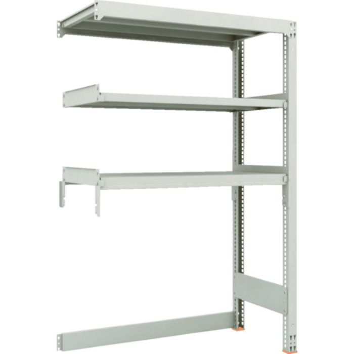 TRUSCO スチールラック M3型中量棚 下段開放型 W1200XD571XH1800 3段 連結(Tcode:1164200)